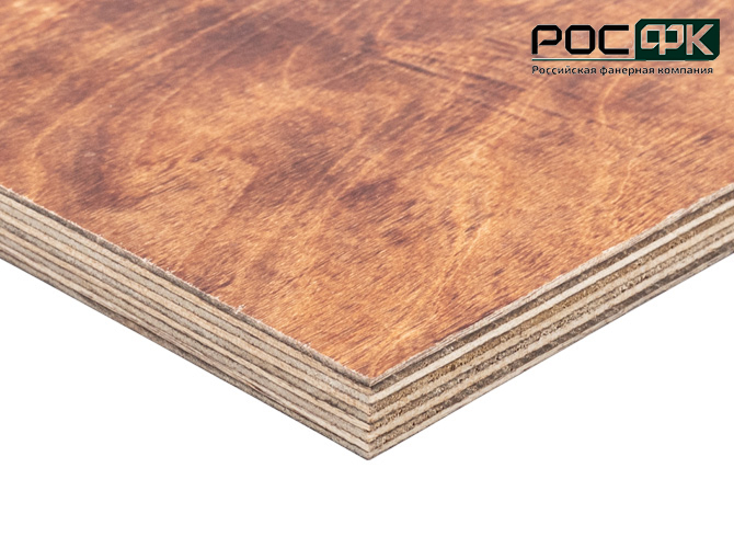 Фанера березовая бакелизированная ФБВ  9мм E1 2440х1220мм