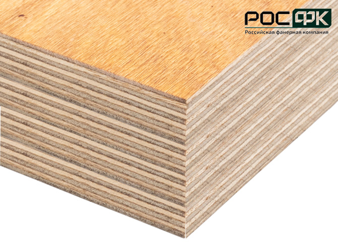 Фанера березовая бакелизированная ФБС 30мм Е1 2440х1220мм
